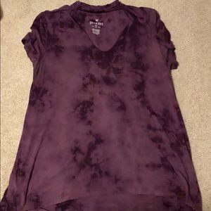 AE purple short sleeve shirt